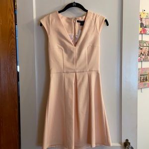 French Connection blush dress size 2